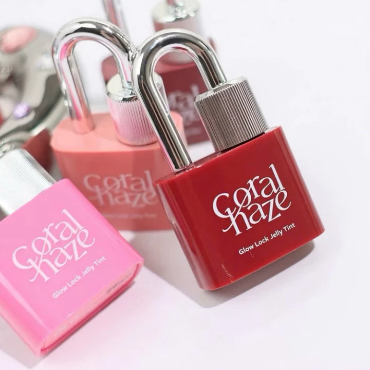 Son Tint CORALHAZE Glow Lock Jelly Tint Giúp Môi Căng Mọng 4g