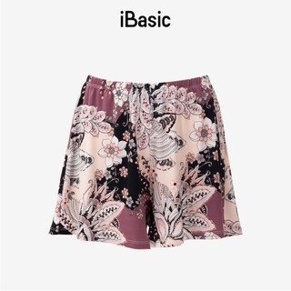 Bộ mặc nhà nữ iBasic thun lạnh quần đùi áo 2 dây HOMW065