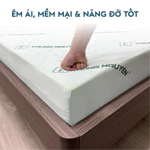 Nệm cao su non Trung Nguyên cao cấp, da dạng kích thước, êm ái, mềm mại, nâng đỡ xương khớp, thoáng mát, bảo vệ sức khỏe — ảnh 3