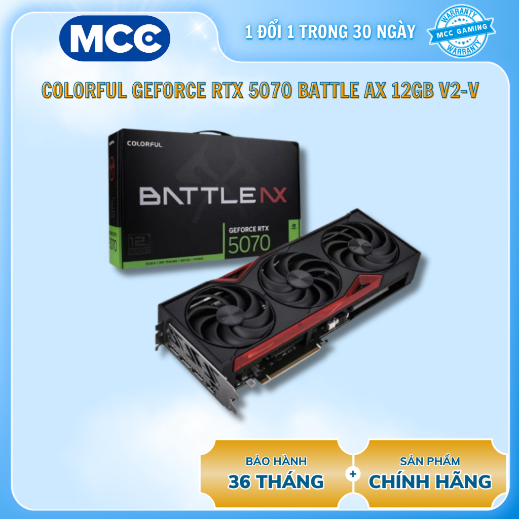 VGA Colorful GeForce RTX 5070 Battle AX 12GB V2-V | Shopee Việt Nam