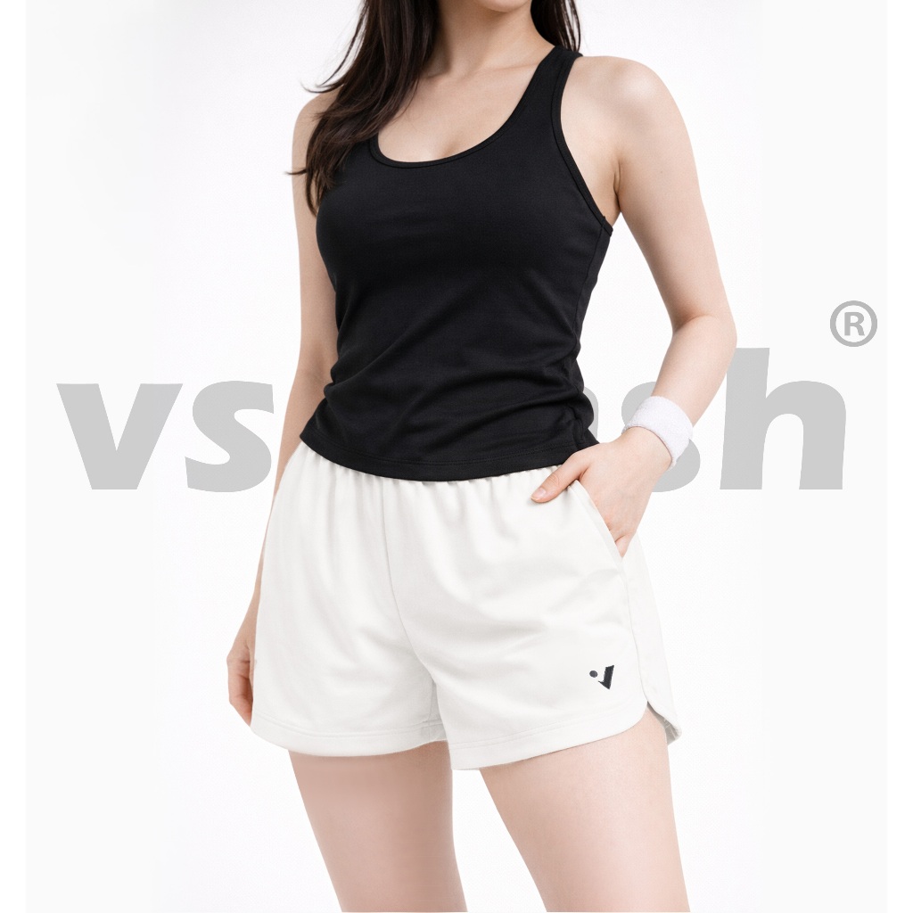Quần Shorts Thể thao Nam Nữ Quần Thun Vsmash Sportwear – Vải Poly Co Giãn, Thấm Hút Cầu Lông Tennis Gym Pickleball