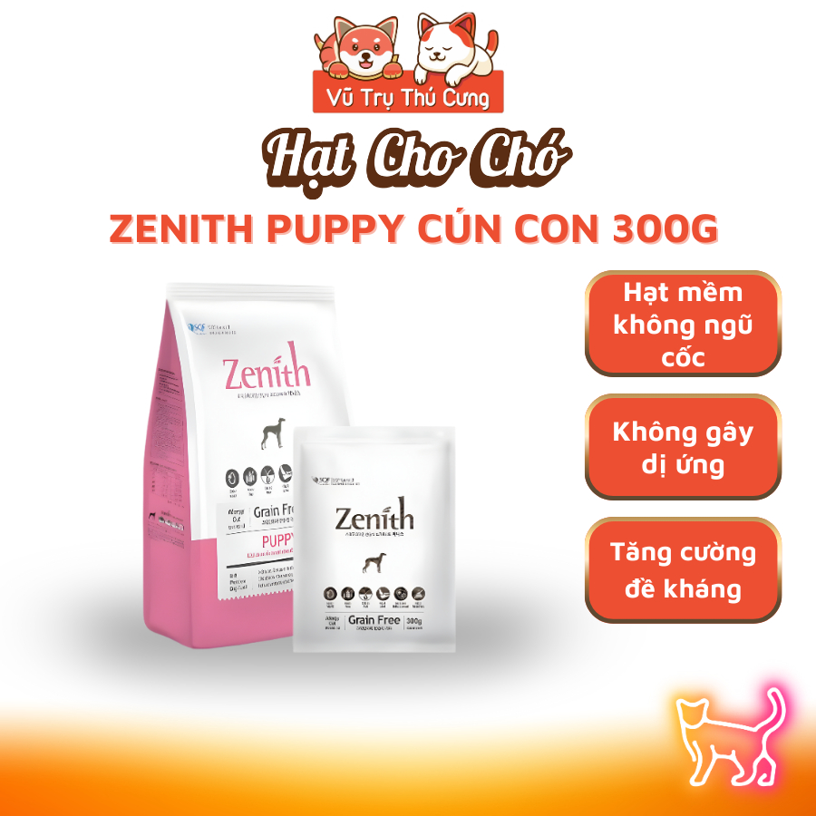 Hạt mềm Zenith Puppy cho Chó con 300g