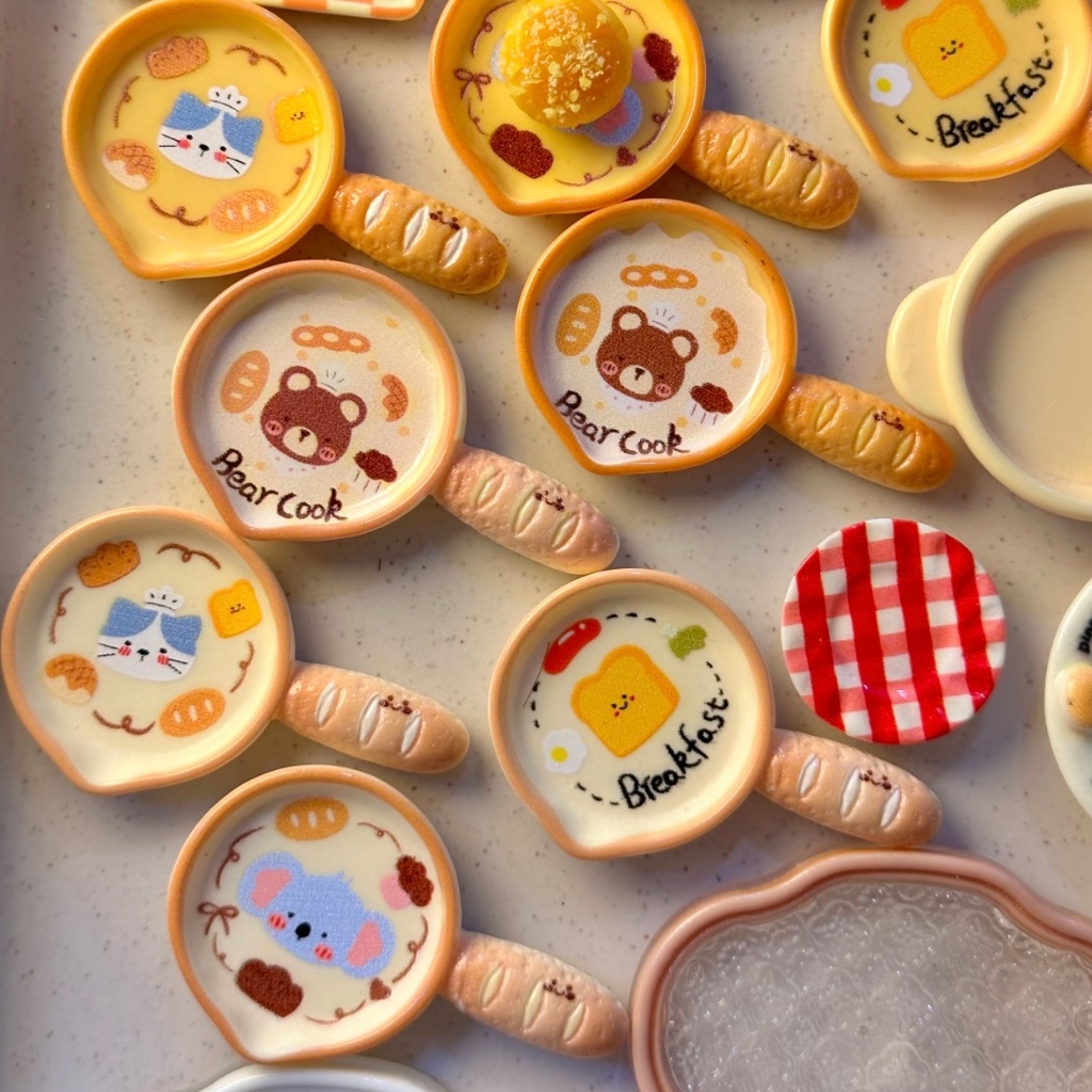 Đồ Chơi Chảo Mini Charm Mô Hình Đồ Dùng Nhà Bếp Đồ Chơi Mini DIY Trang Trí Nhà Búp Bê