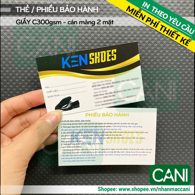1000c - 2000c In theo yêu cầu (MẪU RIÊNG) Namecard Tag giấy Thẻ tích điểm Danh thiếp Voucher Thiệp cảm ơn Card visit CAN