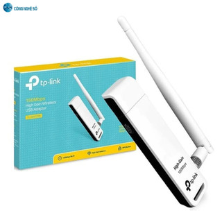 USB Wifi TL-WN722N Dành Cho PC / Laptop Bắt Sóng Xa Hơn, Ổn Định Hơn | Chính Hãng BH 24 Tháng
