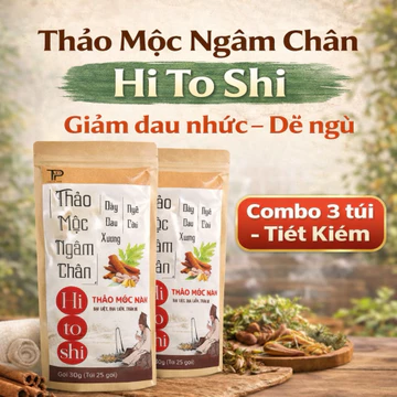 Thảo Mộc Ngâm Chân Hi To Shi – Gói Ngâm Chân Thảo Dược Thiên Nhiên, Thư Giãn & Dễ Chịu