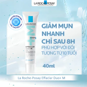 Kem dưỡng giảm mụn nhanh 8 giờ La Roche-Posay Effaclar Duo+ M 40ml (cosme)