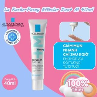 Kem dưỡng giảm mụn nhanh 8 giờ La Roche-Posay Effaclar Duo+ M 40ml (cosme)