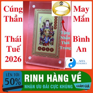 Kim Bài Thái Tuế 2026 Cho Tuổi Tý Ngọ Sửu Mão Tặng Nhẫn Thời Trang CLB MU