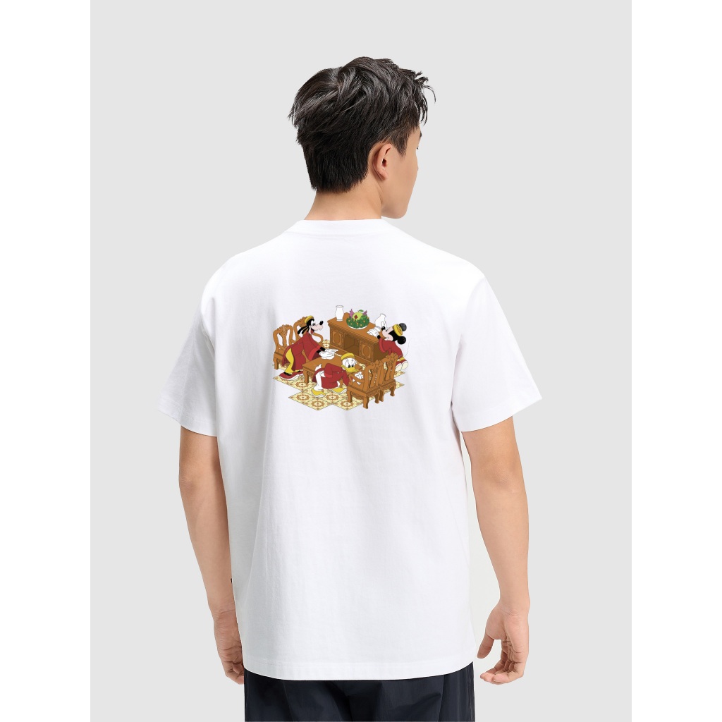 [MUA 4 GIẢM 20%][BST 2026]Áo thun nam nữ cotton 100% 220gsm IN Mickey Dọn nhà đón Tết Áo đôi Coolmate