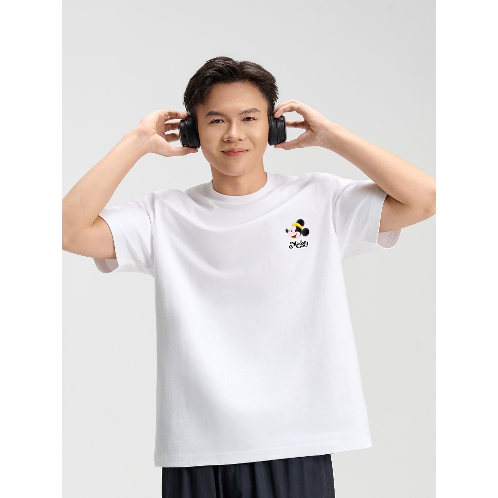 [MUA 4 GIẢM 20%][BST 2026]Áo thun nam nữ cotton 100% 220gsm IN Mickey Dọn nhà đón Tết Áo đôi Coolmate
