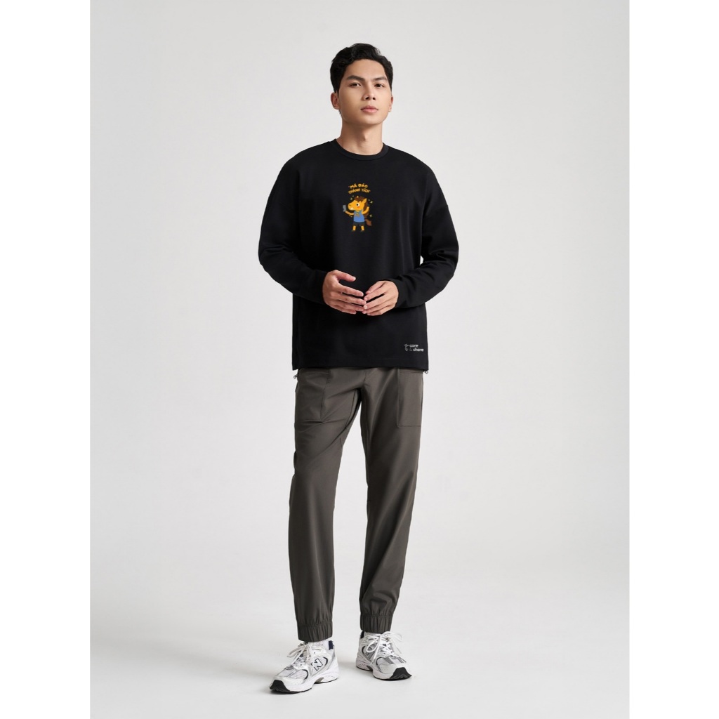 [MUA 4 GIẢM 20%][BST 2026]Áo dài tay nam nữ Relax Care & Share IN Mã đáo thành tích Coolmate