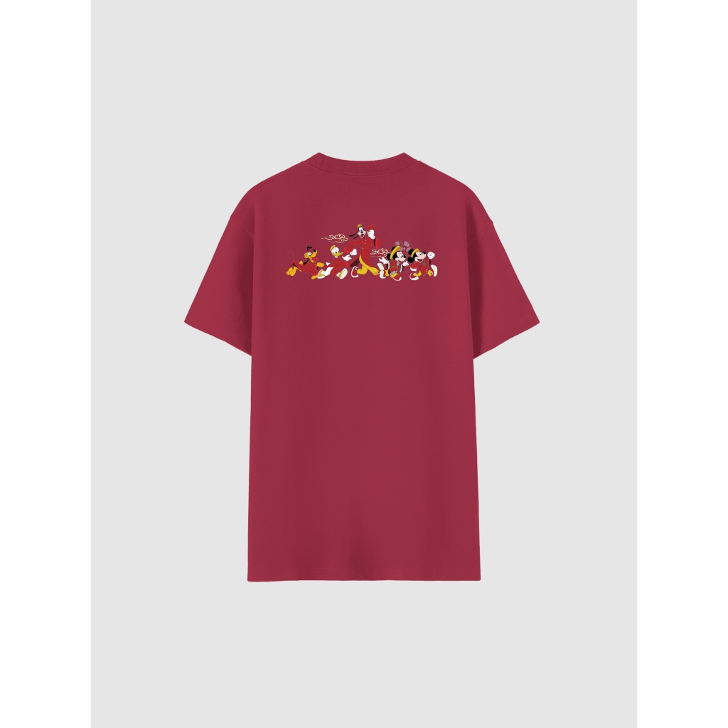 [MUA 4 GIẢM 20%][BST 2026]Áo thun nam nữ cotton 100% 220gsm IN Mickey Du Xuân Áo đôi Coolmate