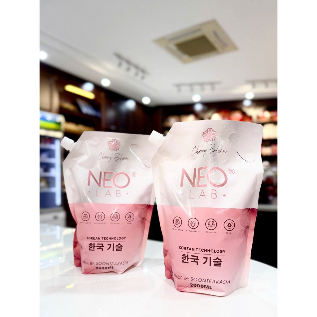 U65_ Nước Giặt NeoLab Giặt Tay Và Máy Dung Tích 2000ml