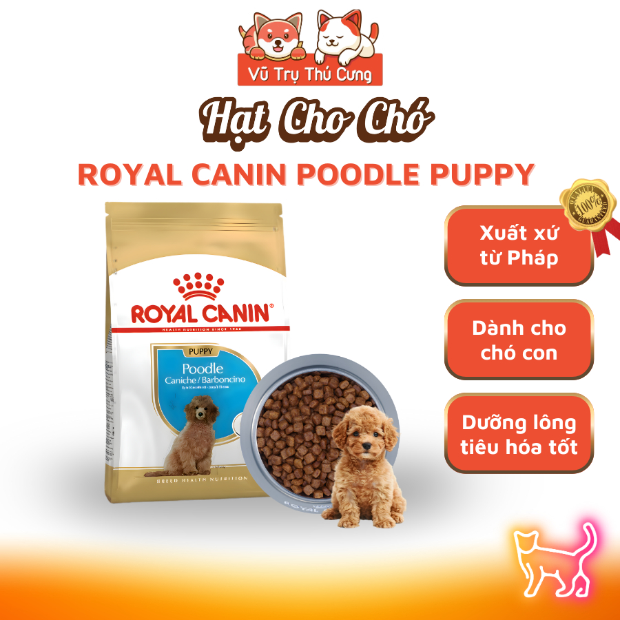 Thức Ăn Hạt Cho Chó Con Royal Canin Poodle Puppy