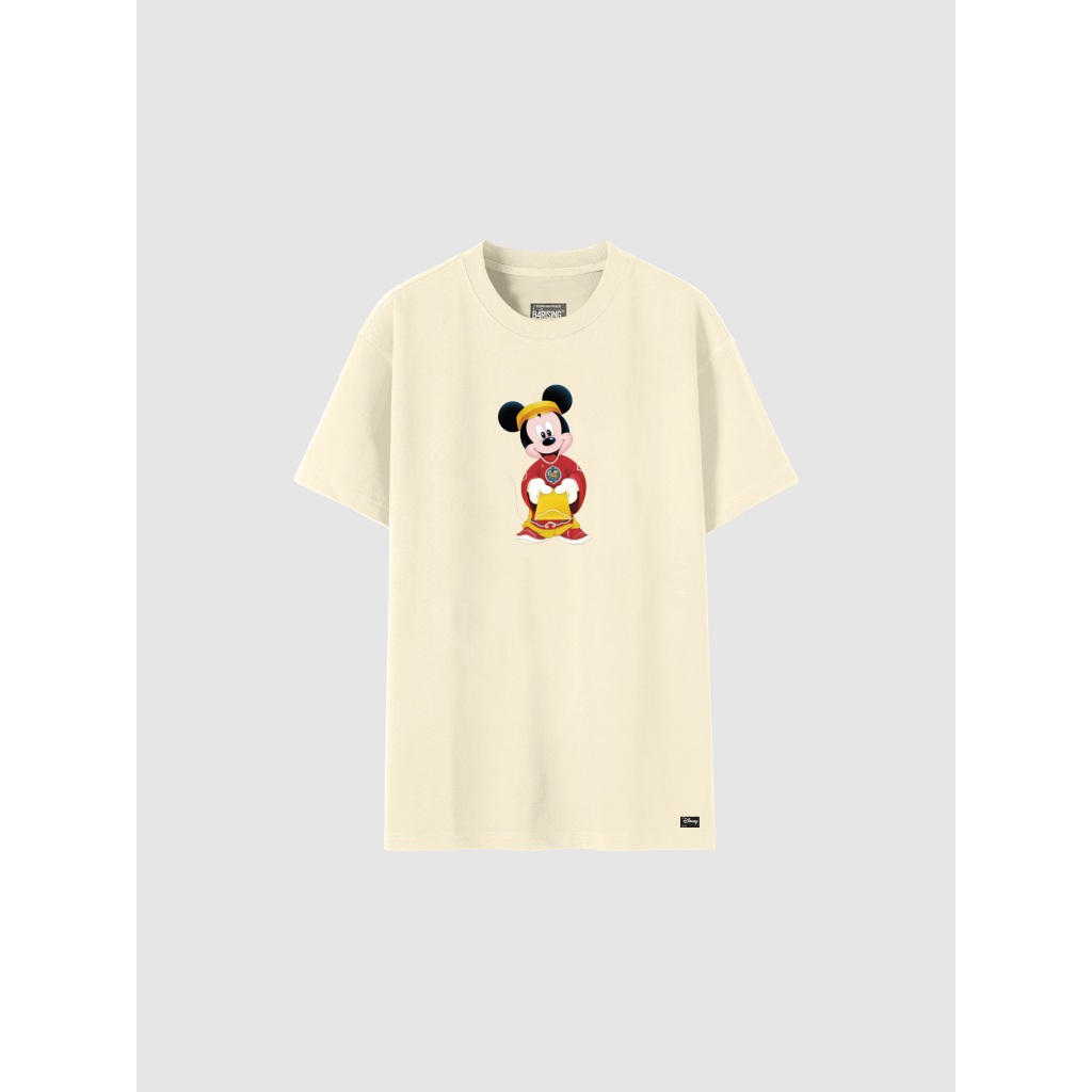 [MUA 4 GIẢM 20%][BST 2026]Áo thun nam nữ cotton 100% 220gsm IN Mickey Lì Xì Áo đôi Coolmate