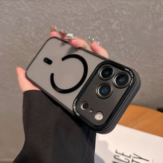 Ốp Lưng IP Hỗ Trợ Sạc Không Dây Từ Tính Lưng Mờ, Chống Sốc Có Khung Bảo Vệ Camera