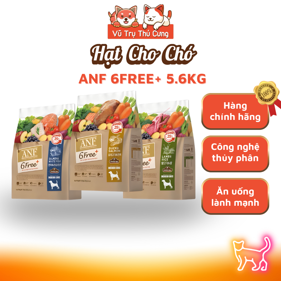 (5.6Kg) Hạt ANF Cho Chó Mọi Độ Tuổi Từ Hàn Quốc