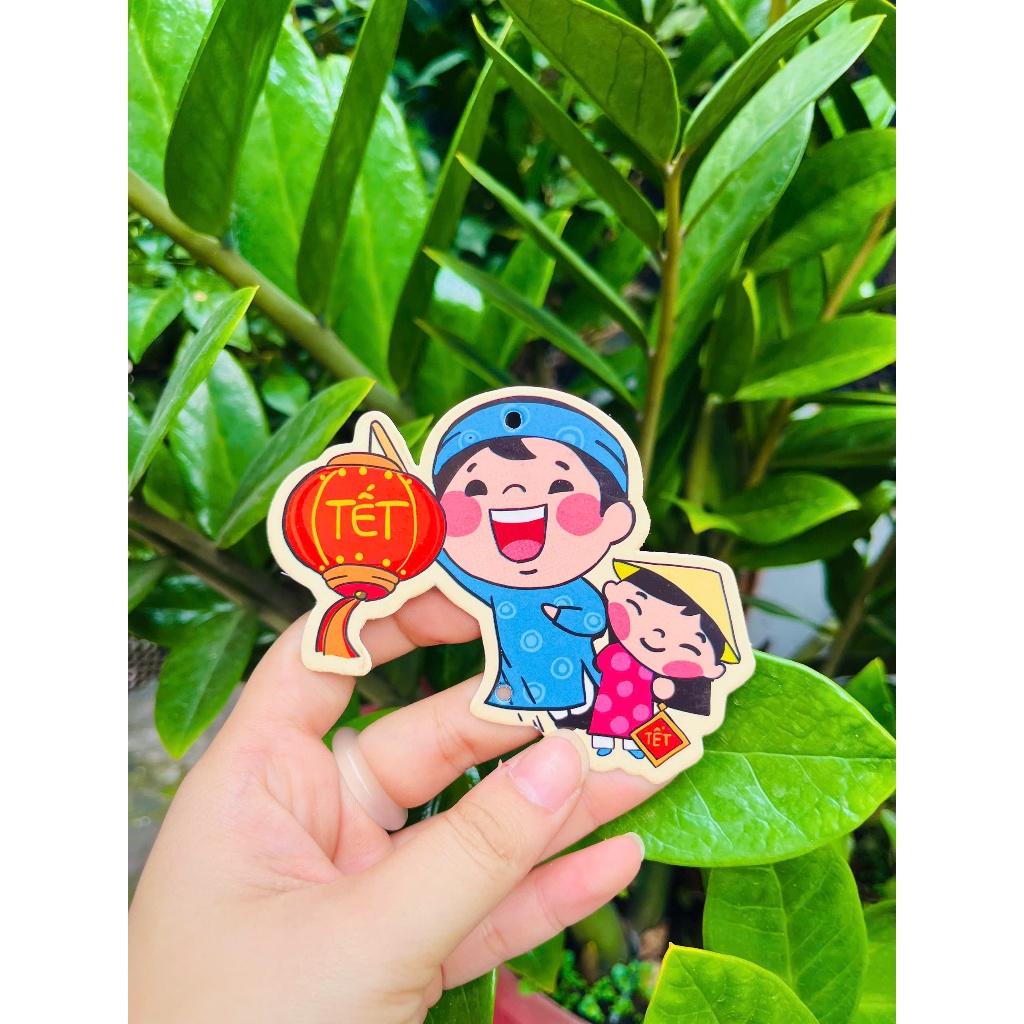 THẺ TREO TẾT 2 MẶT ( bịch 20 cái ) – TREO NHẸ LÀ THẤY XUÂN LIỀN