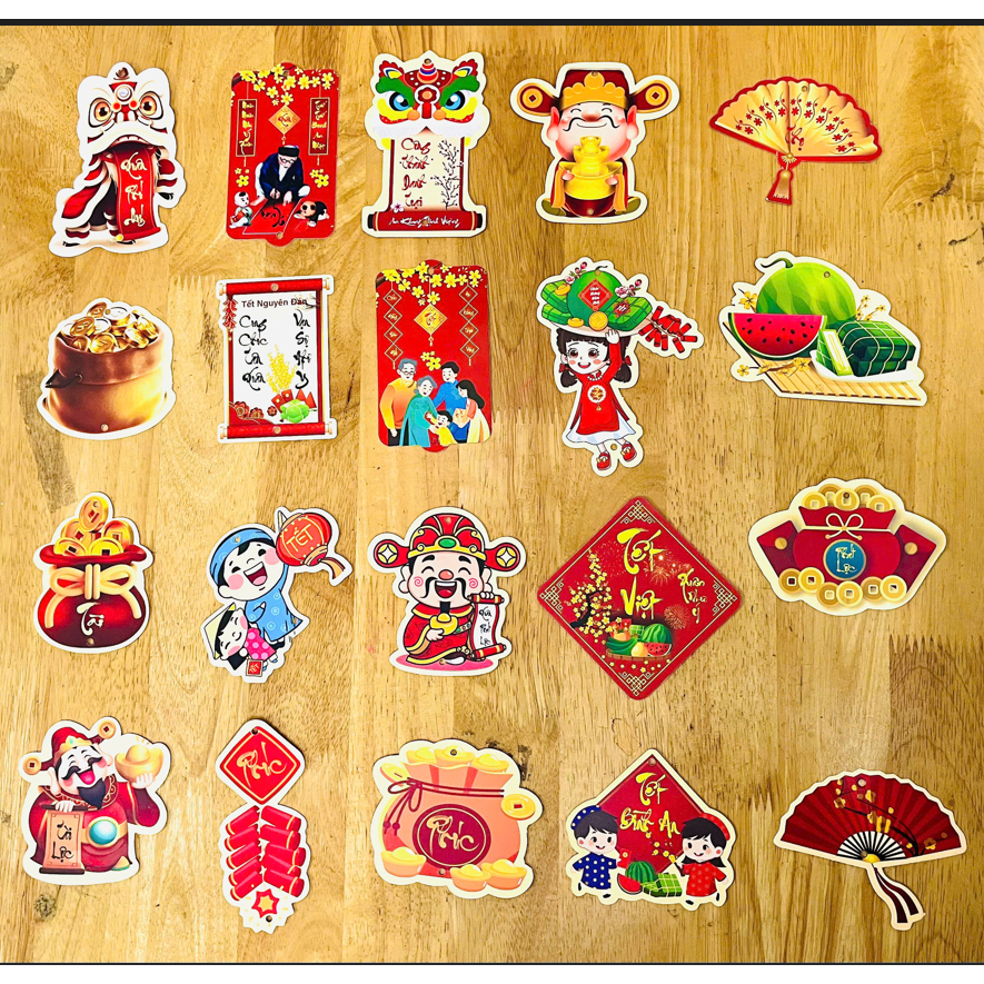 THẺ TREO TẾT 2 MẶT ( bịch 20 cái ) – TREO NHẸ LÀ THẤY XUÂN LIỀN