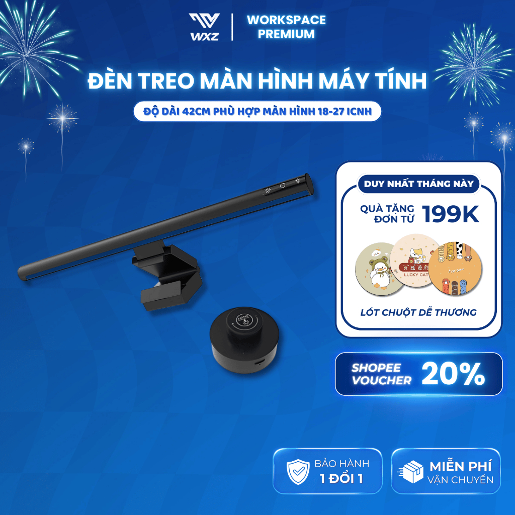 Đèn Treo Màn Hình Cảm Ứng 5 Cấp Độ Sáng - Hình Ảnh Thực Tế