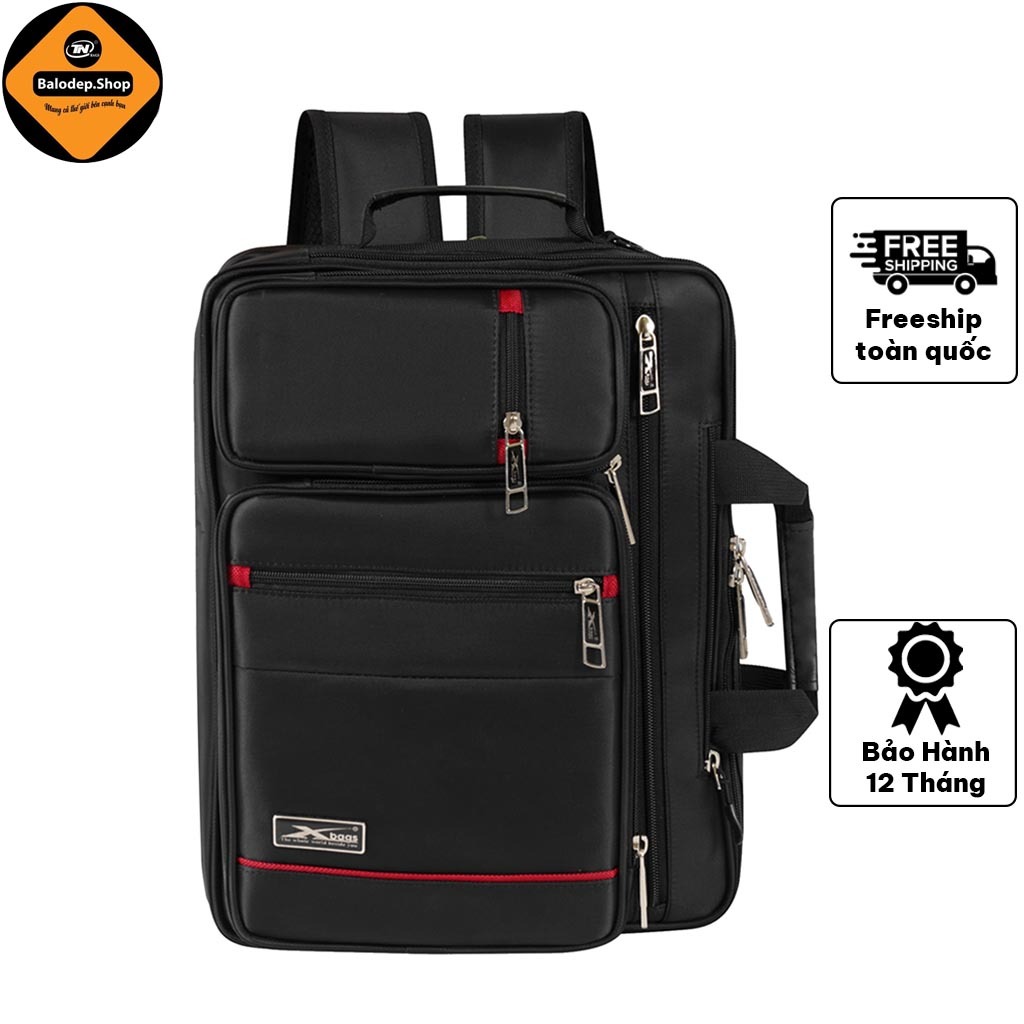 Cặp Học Sinh Đa Năng Đựng Laptop 15.6 Inch Xbags Pride Thời Trang Cá Tính Màu Đen | Xb 4102!