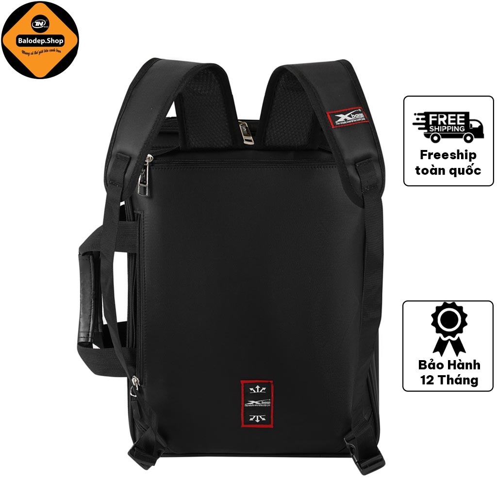 Cặp Học Sinh Đa Năng Đựng Laptop 15.6 Inch Xbags Pride Thời Trang Cá Tính Màu Đen | Xb 4102!
