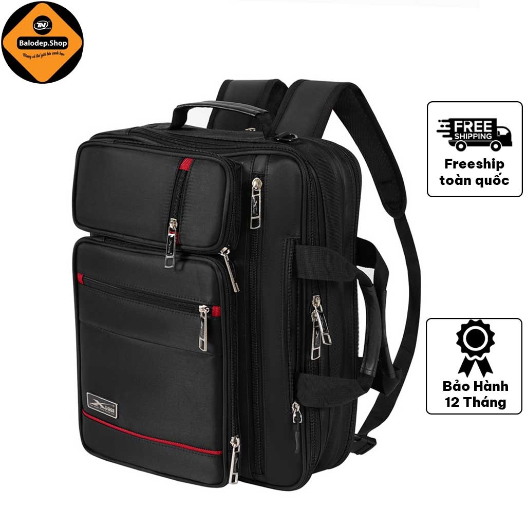 Cặp Học Sinh Đa Năng Đựng Laptop 15.6 Inch Xbags Pride Thời Trang Cá Tính Màu Đen | Xb 4102!