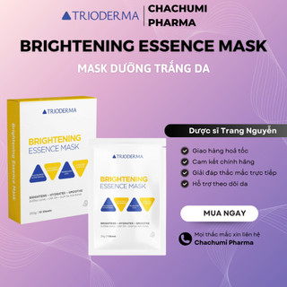 [Full hộp] Mặt nạ Trioderma Calming & Hydrating - Brightening Essence Mask làm dịu, phục hồi, dưỡng trắng da