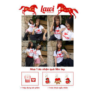 Áo Thun Baby Tee LOVE VIET NAM, Áo Thun Local Brand Unisex Nam Nữ