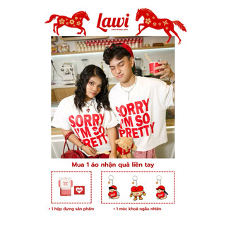 Áo Thun Boxy In Chữ Sorry Im So Pretty LAWI, Áo Thun Local Brand Unisex Nam Nữ Oversize