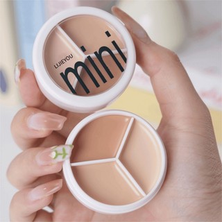 Kem Che Khuyết Điểm 3 Ô LIJIEYOU Mini, Che Quầng Thâm – Mụn – Thâm Nám, Lâu Trôi Tự Nhiên