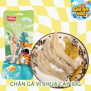 MEOW Chân gà xào chua cay 30g, ăn liền ngay, hương vị đặc biệt
