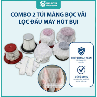 Combo 2 túi màng bọc vải không dệt cho máy hút bụi cầm tay giúp lọc bụi tốt giữ lực hút bền lâu