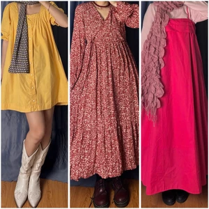 Tổng hợp đầm váy vintage dáng ngắn, dài, đủ size,mix and match April6 clothing, [nhiều mẫu]