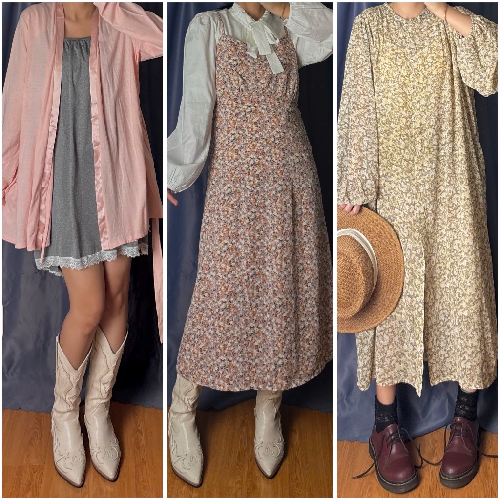 Tổng hợp đầm váy vintage dáng ngắn, dài, đủ size,mix and match April6 clothing, [nhiều mẫu]