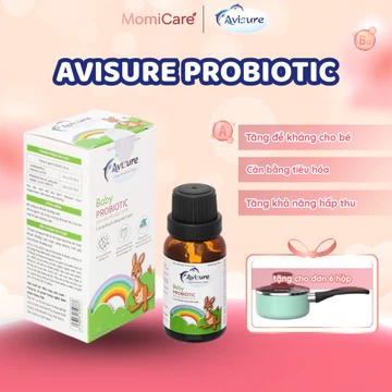 Men Vi Sinh Trẻ Em Avisure Probiotic+Cân Bằng Tiêu Hóa, Giảm Táo Bón Cho Trẻ Sơ Sinh 20ml AVS-PRO