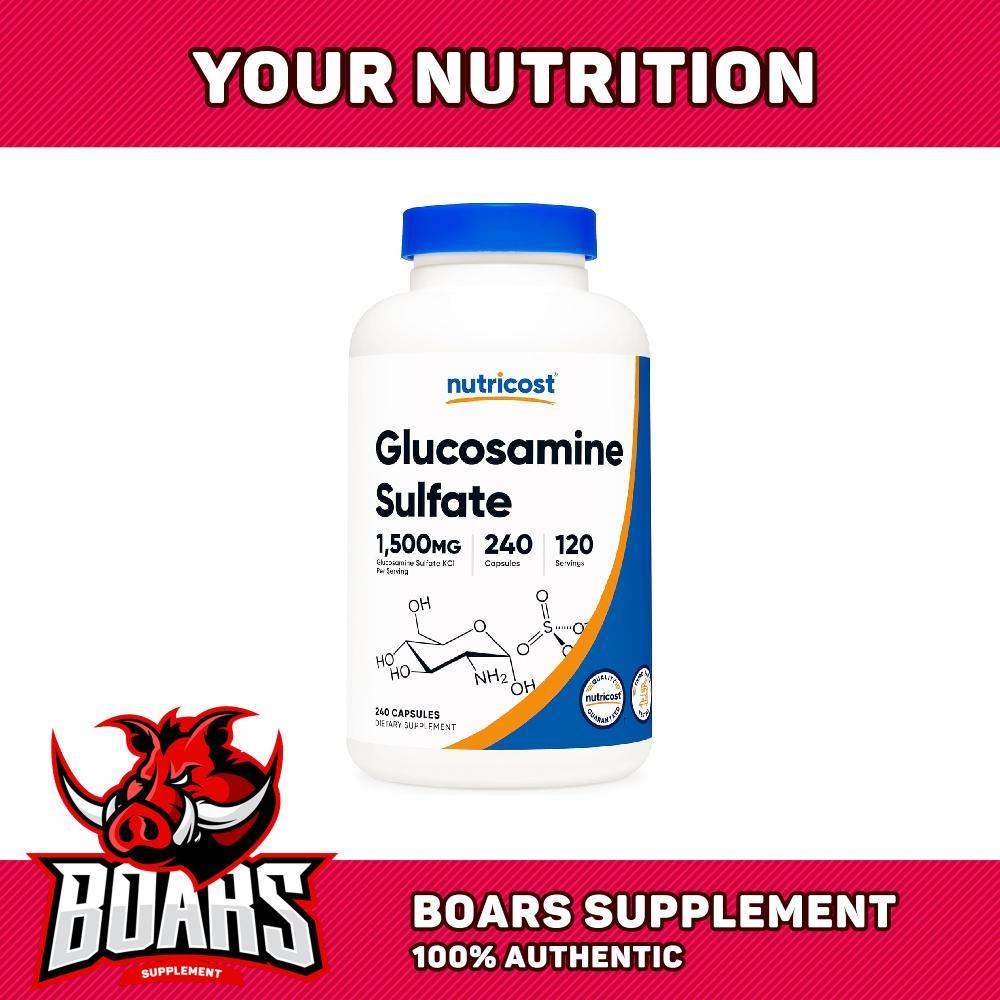 Nutricost Glucosamine Sulfate 1500mg – Giảm Cứng Khớp, Hỗ Trợ Phục Hồi & Bảo Vệ Khớp