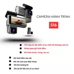 Camera hành trình ô tô S16 CARLOVER 3 mắt Phân giải 2K Ghi trước trong sau Ghi đêm hồng ngoại Kết nối điện thoại BH 1năm — ảnh 2