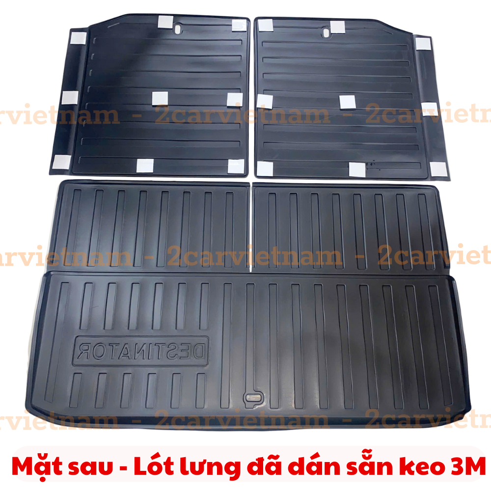 Lót cốp xe MITSUBISHI DESTINATOR nhựa dẻo siêu đẹp, siêu bền, chống thấm nước, không mùi, vừa chuẩn form xe