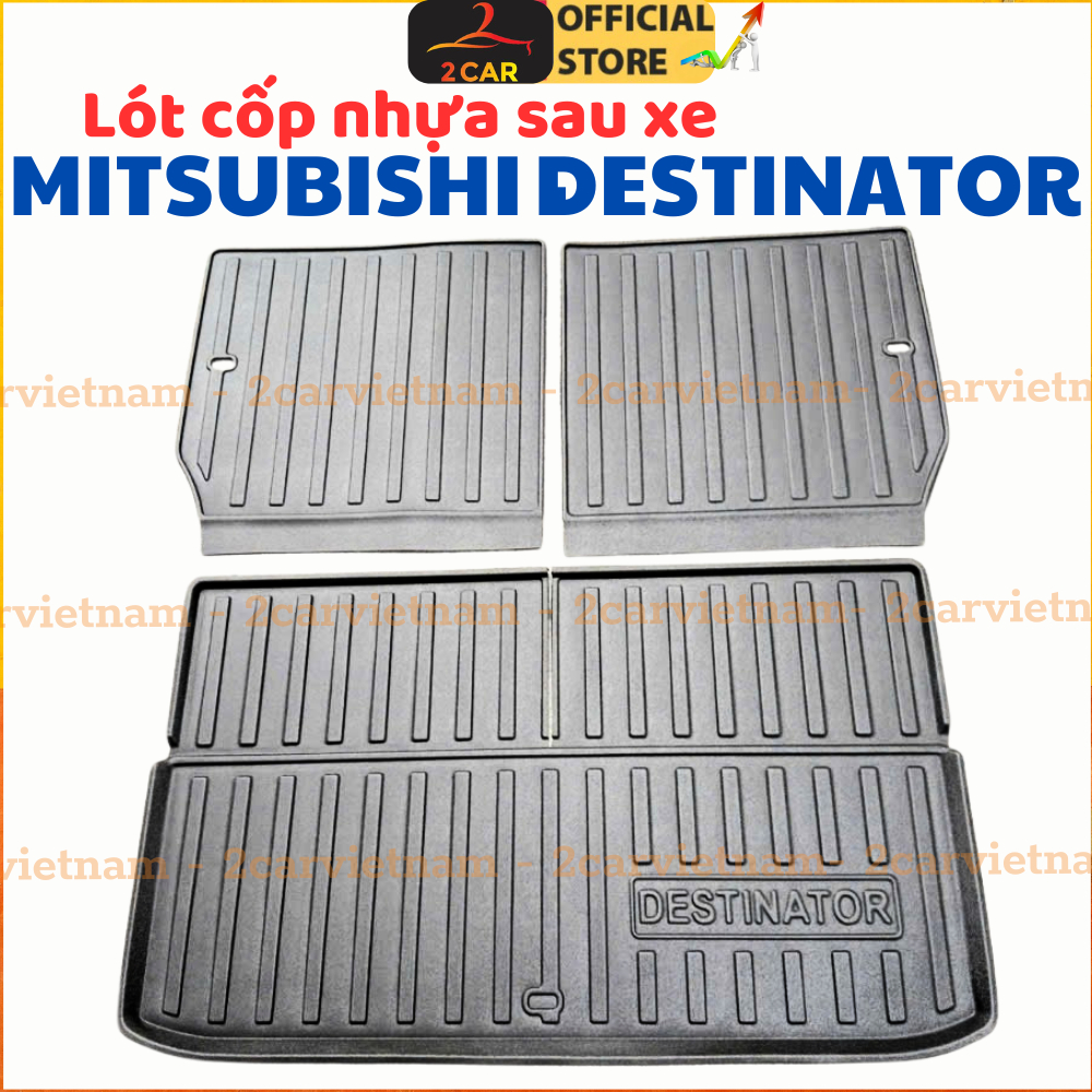 Lót cốp xe MITSUBISHI DESTINATOR nhựa dẻo siêu đẹp, siêu bền, chống thấm nước, không mùi, vừa chuẩn form xe