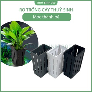 Giỏ Trồng Cây Thủy Sinh, Thủy Canh, Bán Cạn - Gắn Thành Bể, Đơn Giản, Tiện Dụng