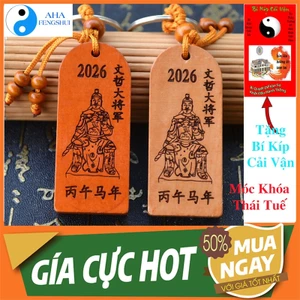 Giải Hạn Thái Tuế 2026 Móc Khóa Thái Tuế Phù Gỗ Đào Bảo Vệ Từ Các Vận Rủi Cho Tuổi Tý Ngọ Mão Sửu