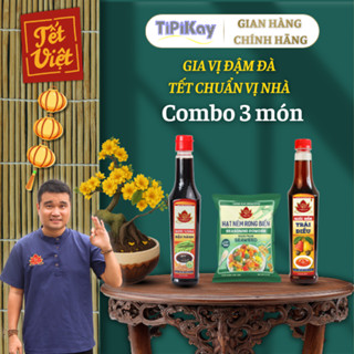 Combo 1 Nước Tương 500ml + 1 Hạt Nêm Rong Biển 150g + 1 Nươc Mắm Trái Điều 500m - Tipikay Shop