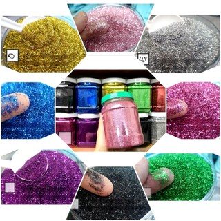 100gr Bột nhũ kim tuyến, bột nhũ trang trí nhiều màu QNshop Handmade
