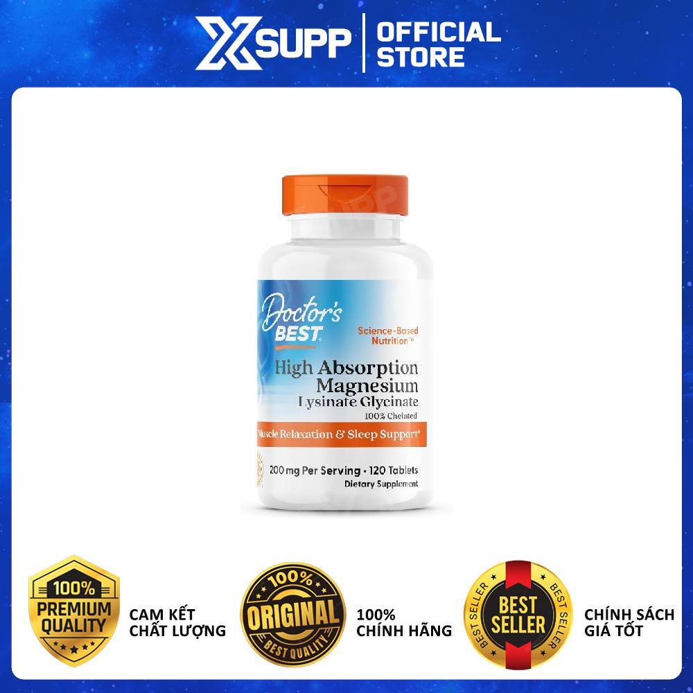 Doctor's Best High Absorption Magnesium – Hỗ Trợ C â n Bằng Khoáng