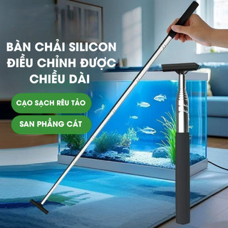 Cây cạo rêu bể cá, Dụng cụ vệ sinh tự động gấp gọn chất liệu bền bỉ Life plus - CS03