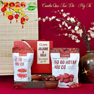 Combo táo đỏ + kỷ tử hữu cơ C'LaVie/Organic Life