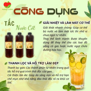 NƯỚC CỐT TẮC ĐƯỜNG PHÈN, NƯỚC CỐT TẮC PHA TRÀ, UỐNG ĐẸP DA, ĐẸP DÁNG HỖ TRỢ TIÊU HÓA , GIẢI NHIỆT GIẢI KHÁT-HVXGIẢI KHÁT