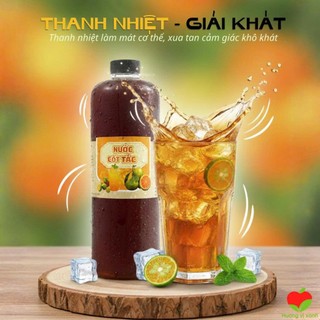 NƯỚC CỐT TẮC ĐƯỜNG PHÈN, NƯỚC CỐT TẮC PHA TRÀ, UỐNG ĐẸP DA, ĐẸP DÁNG HỖ TRỢ TIÊU HÓA , GIẢI NHIỆT GIẢI KHÁT-HVXGIẢI KHÁT